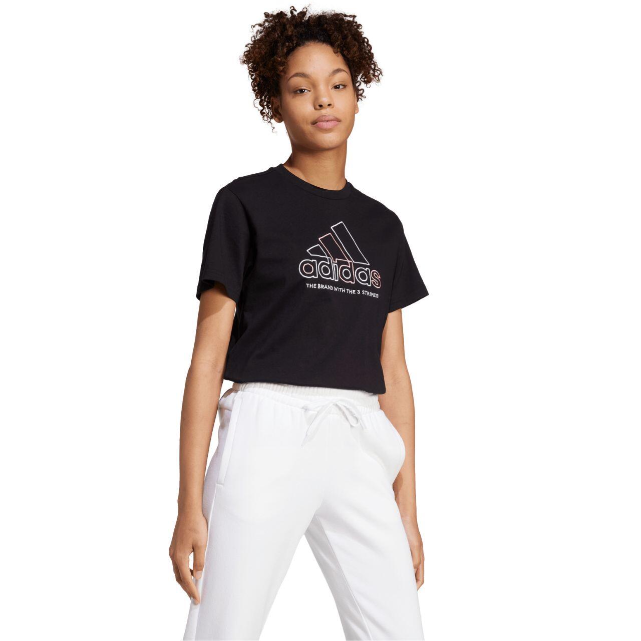 ADIDAS Dames T-shirt Xpress Logo - 100% katoen 4/6