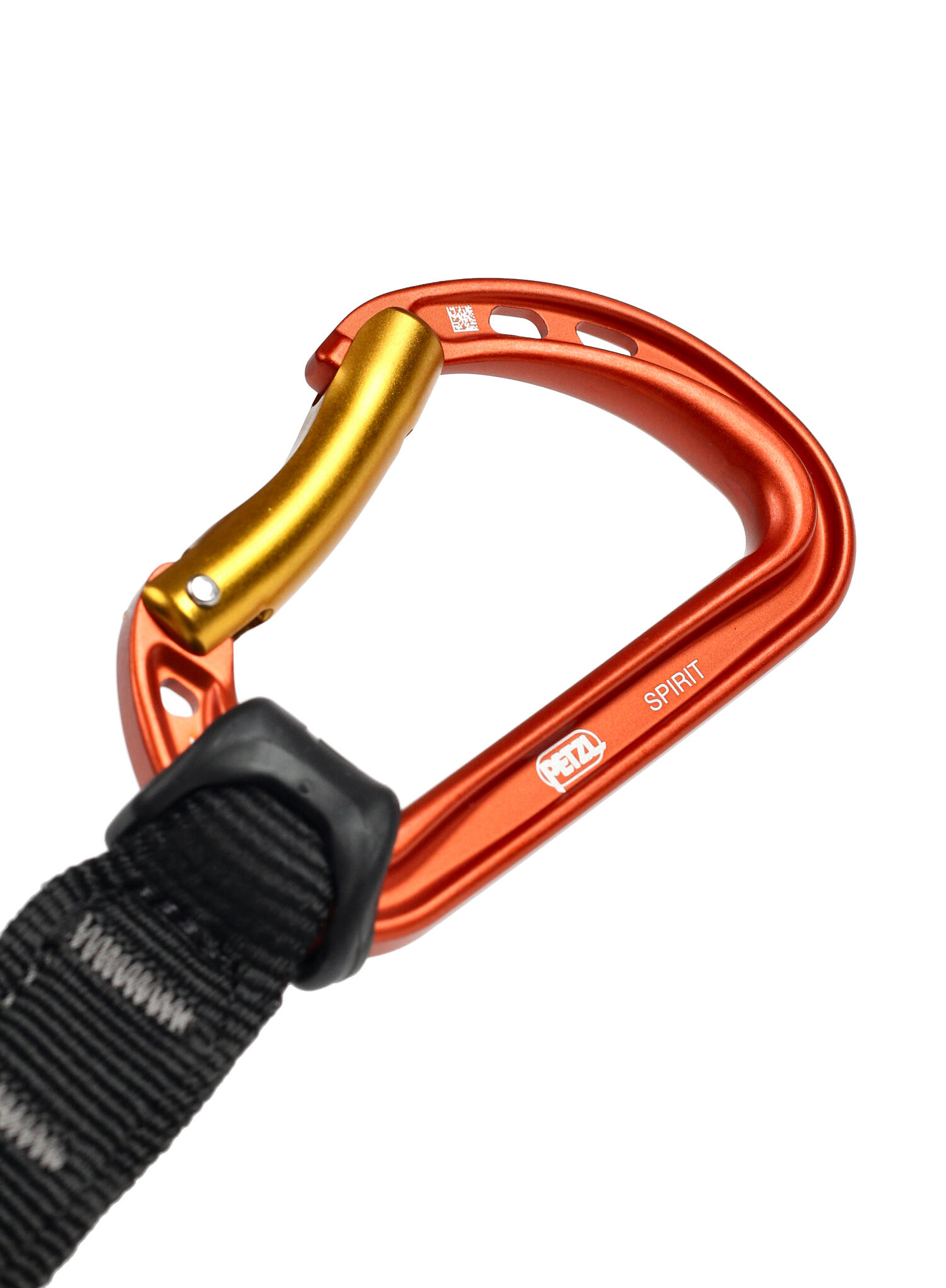 Dégaine PETZL Spirit Express 25 cm légère ergonomique mousquetons SPIRIT Keylock 3/6