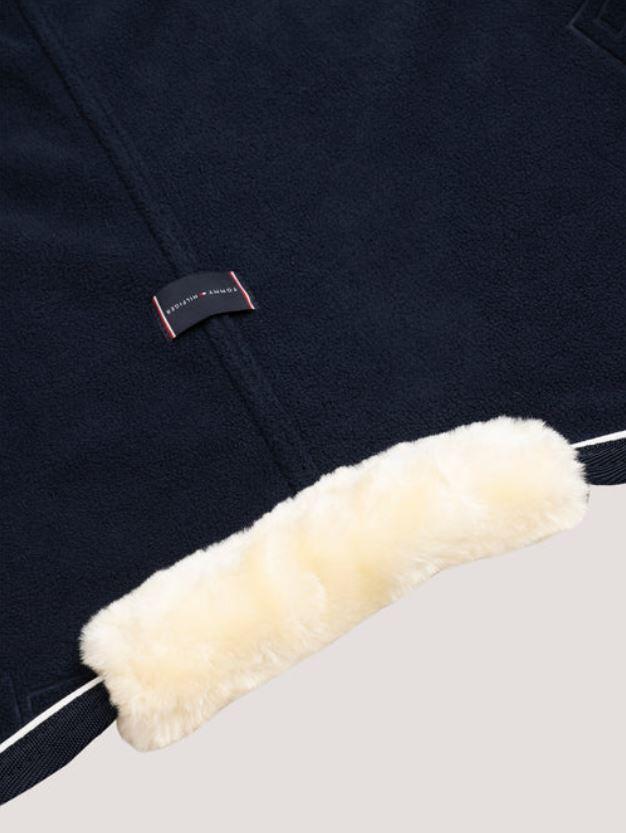 Tommy Hilfiger Equestrian Oxford Fleece Deken Blauw - 3/5