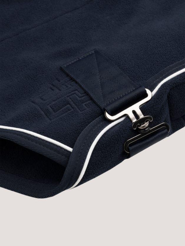 Tommy Hilfiger Equestrian Oxford Fleece Deken Blauw - 4/5