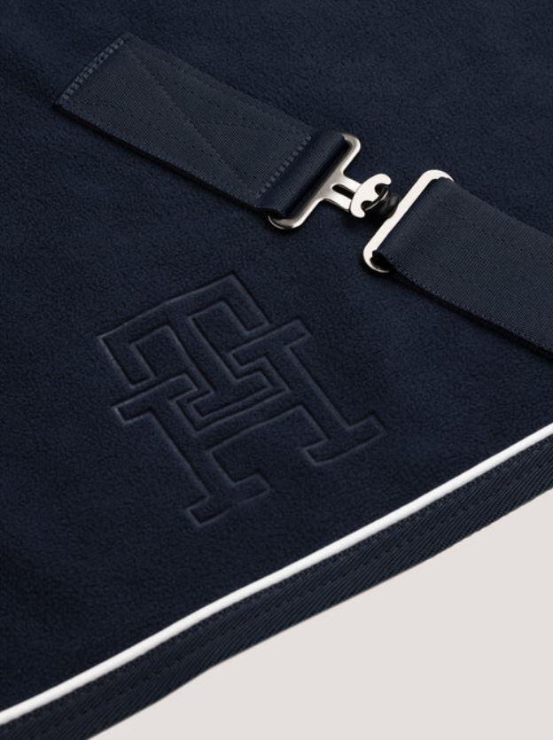 Tommy Hilfiger Equestrian Oxford Fleece Deken Blauw - 5/5