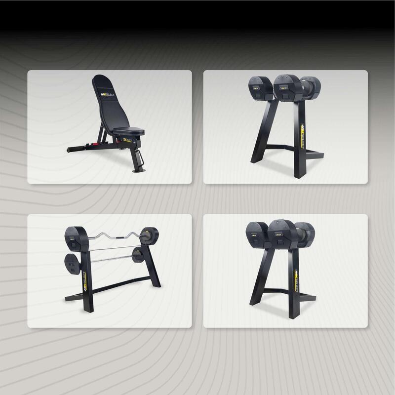 Banc de musculation - Pour les personnes de grande taille - MX Select