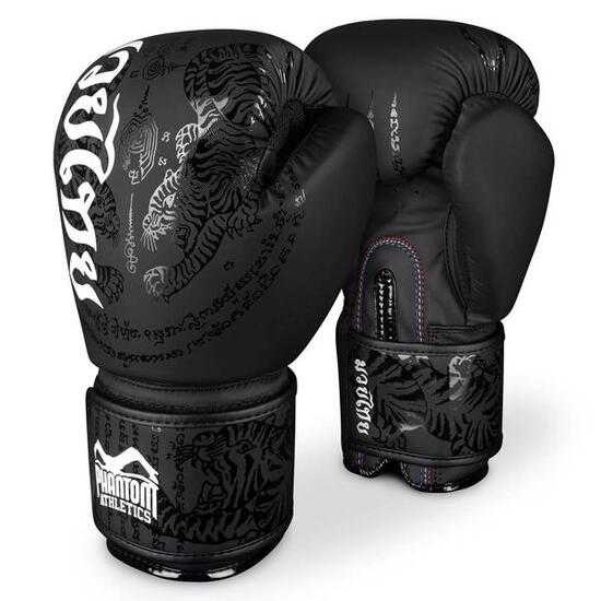 Phantom Gants de Boxe Muay Thai Noir 14 oz