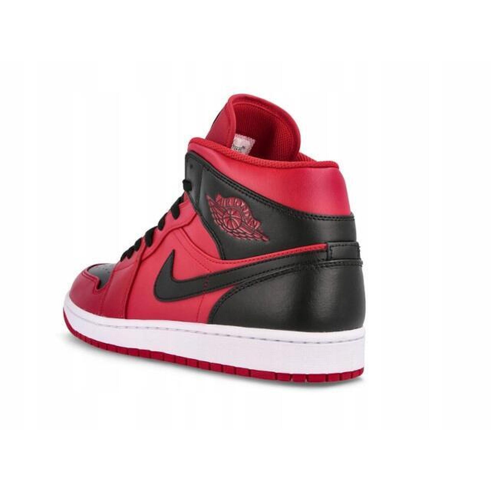 Buty na co dzień męskie NIKE AIR JORDAN 1 MID wysokie skóra