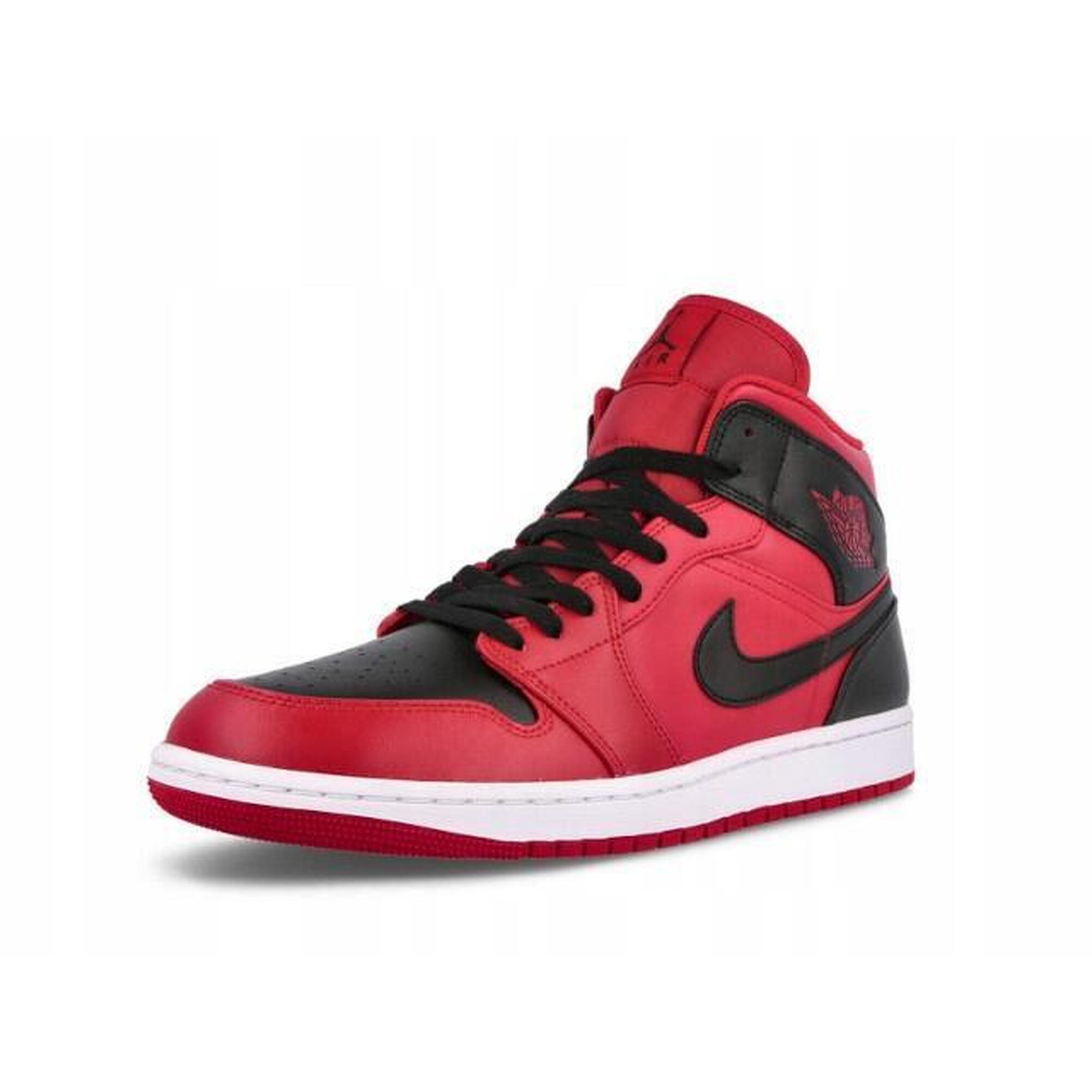 Buty na co dzień męskie NIKE AIR JORDAN 1 MID wysokie skóra
