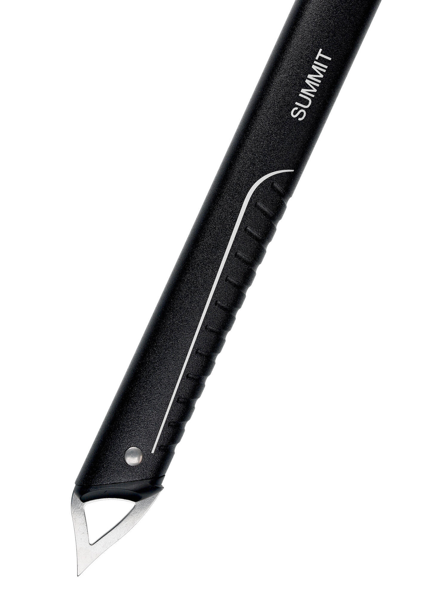 Piolet Petzl Summit 59 cm aluminium 7075 manche galbé lame acier 3 mm dentelée 4/4