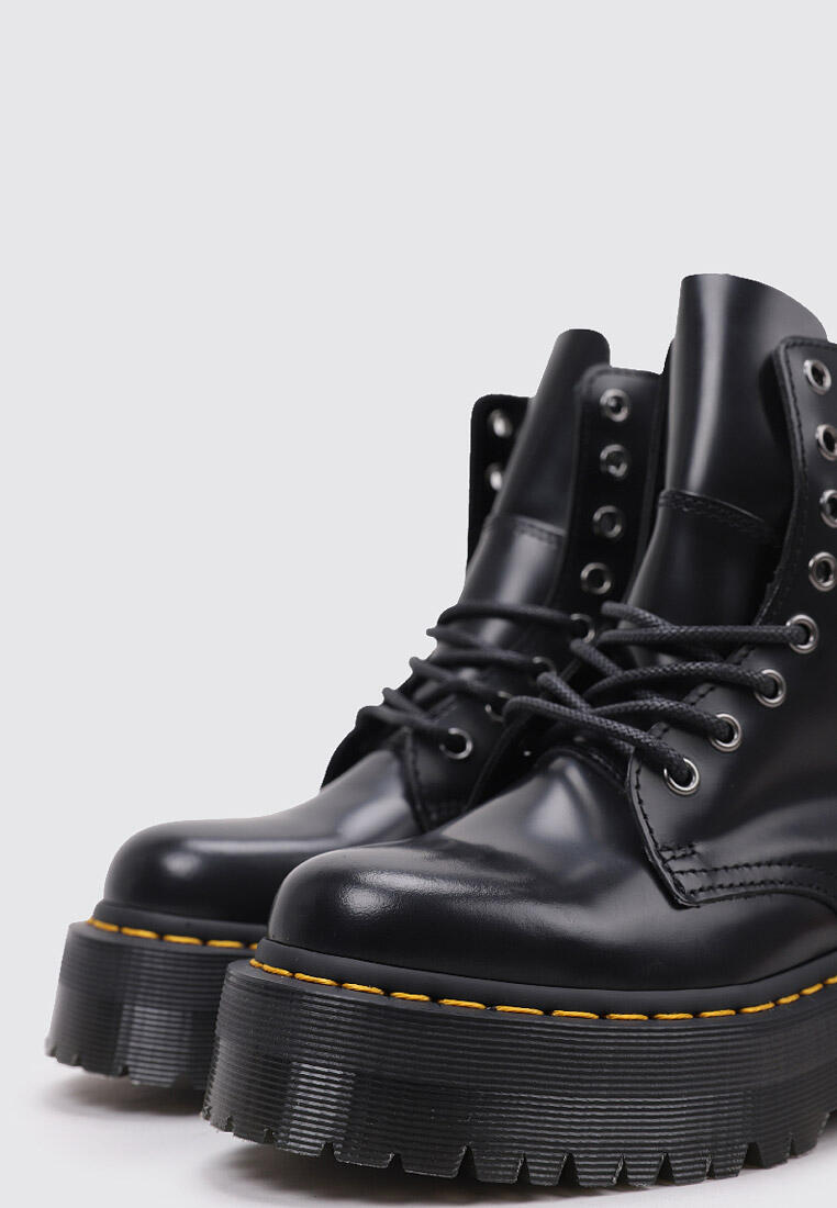 Sneakers Deportivas Dr Martens Jadon Black Polished Smooth Negro