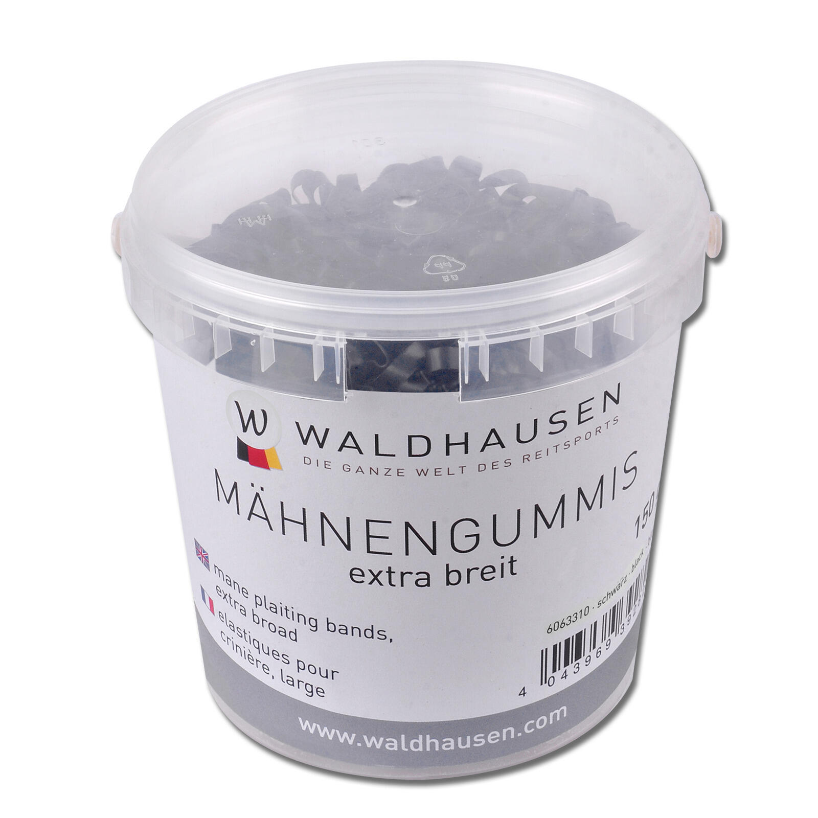 Waldhausen - Élastique À Crinière Extra Larges Waldhausen - Elastiques À Natter - Noir - Taille Unique - Decathlon