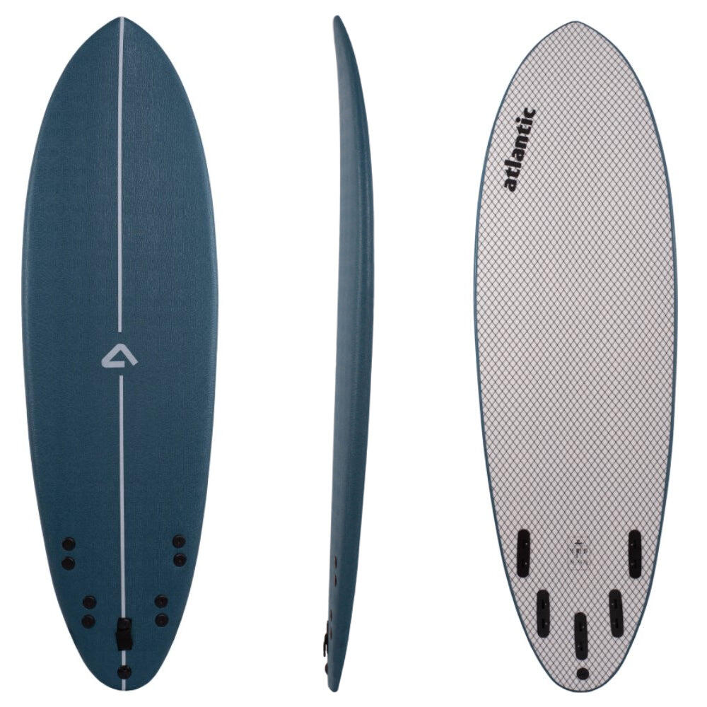 ATLANTIC BOARDS Surfbrett Softboard Shark –  Epoxy + Glasfaser - 7'x22.3"x3.3'' - 52L