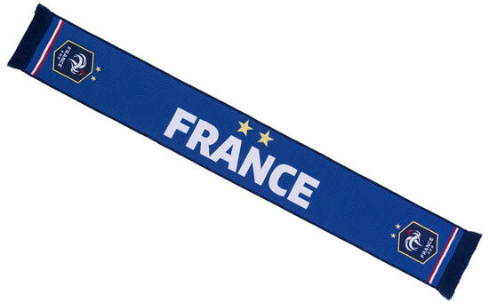 Echarpe FFF - Collection officielle Equipe de France de Football - Taille 140 cm