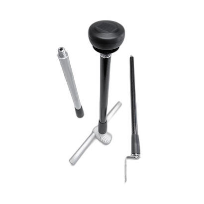 Perche pour girouette aluminium Calypso 1m 3/3