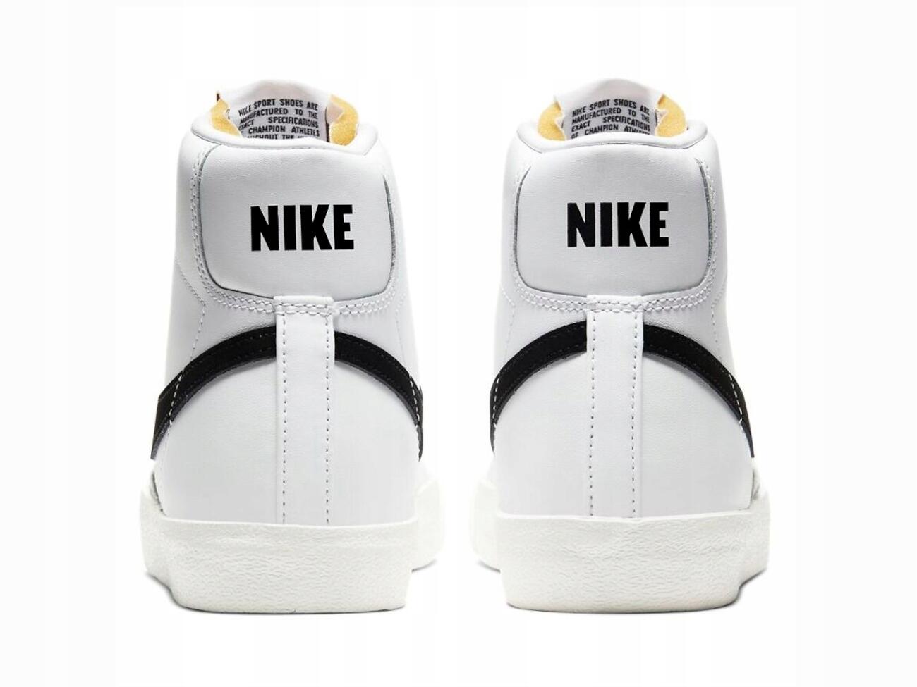 Nike Blazer Mid 77 White Black (W) 7/7