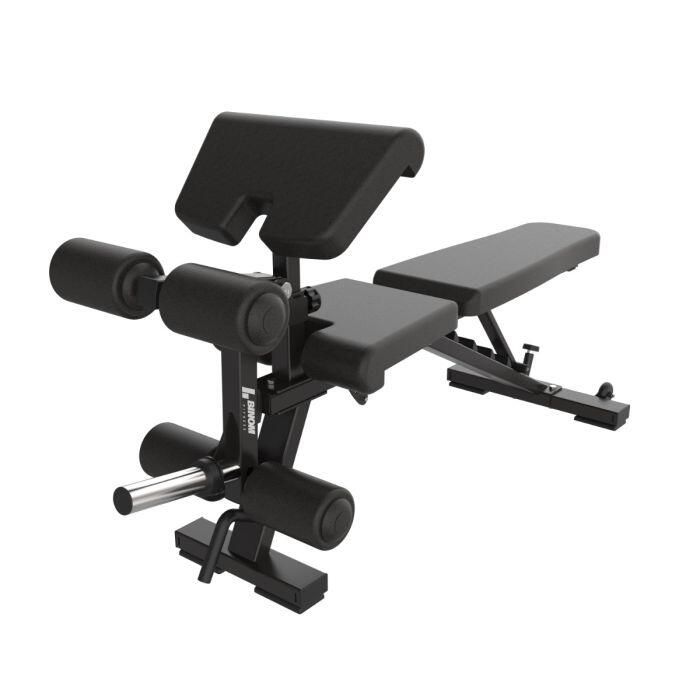 Banco Ajustable BS100 FIDBench con Accesorios de Bíceps y Piernas 5/8