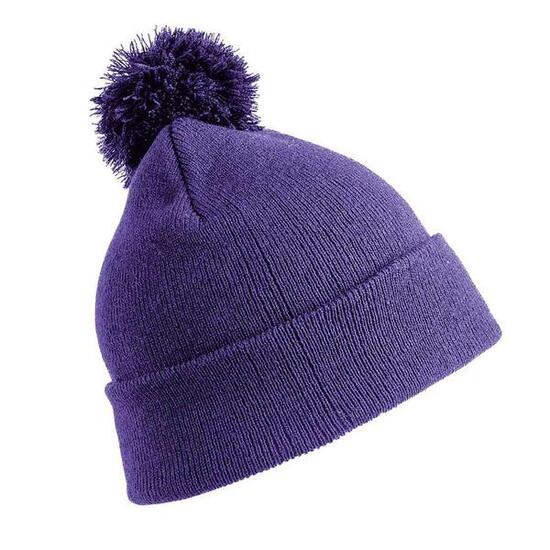 Bonnet à pompon Core Kids - Violet