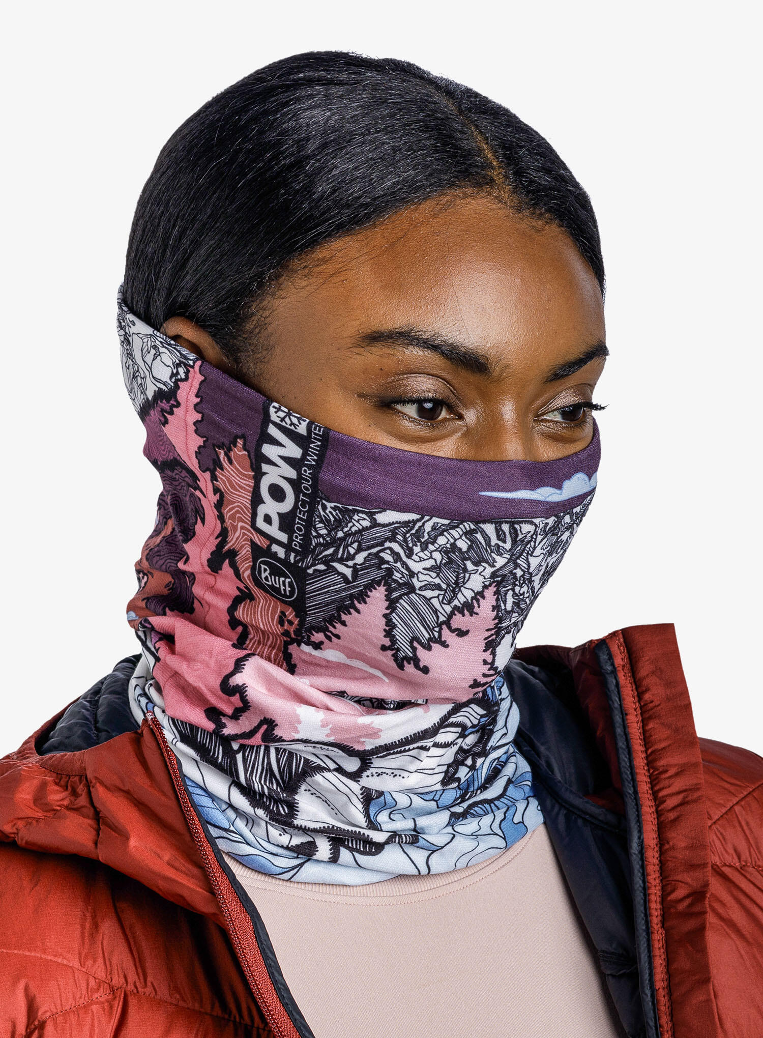 Buff Braga De Cuello Buff Original Ecostretch Pow Ustir Multi 2/4