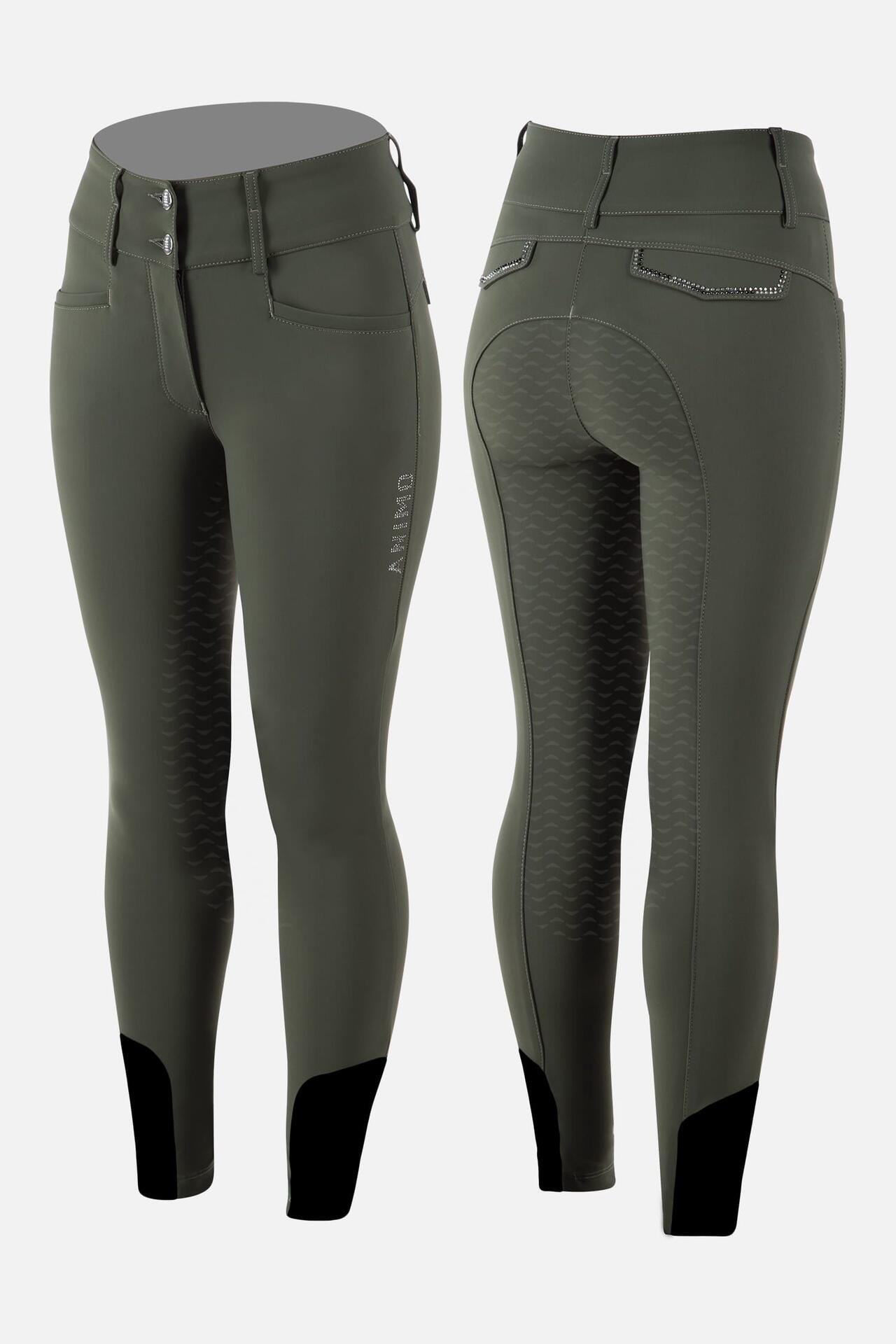 ANIMO ITALIA Animo Rijbroek Neutron Full Grip Dames Kaki -