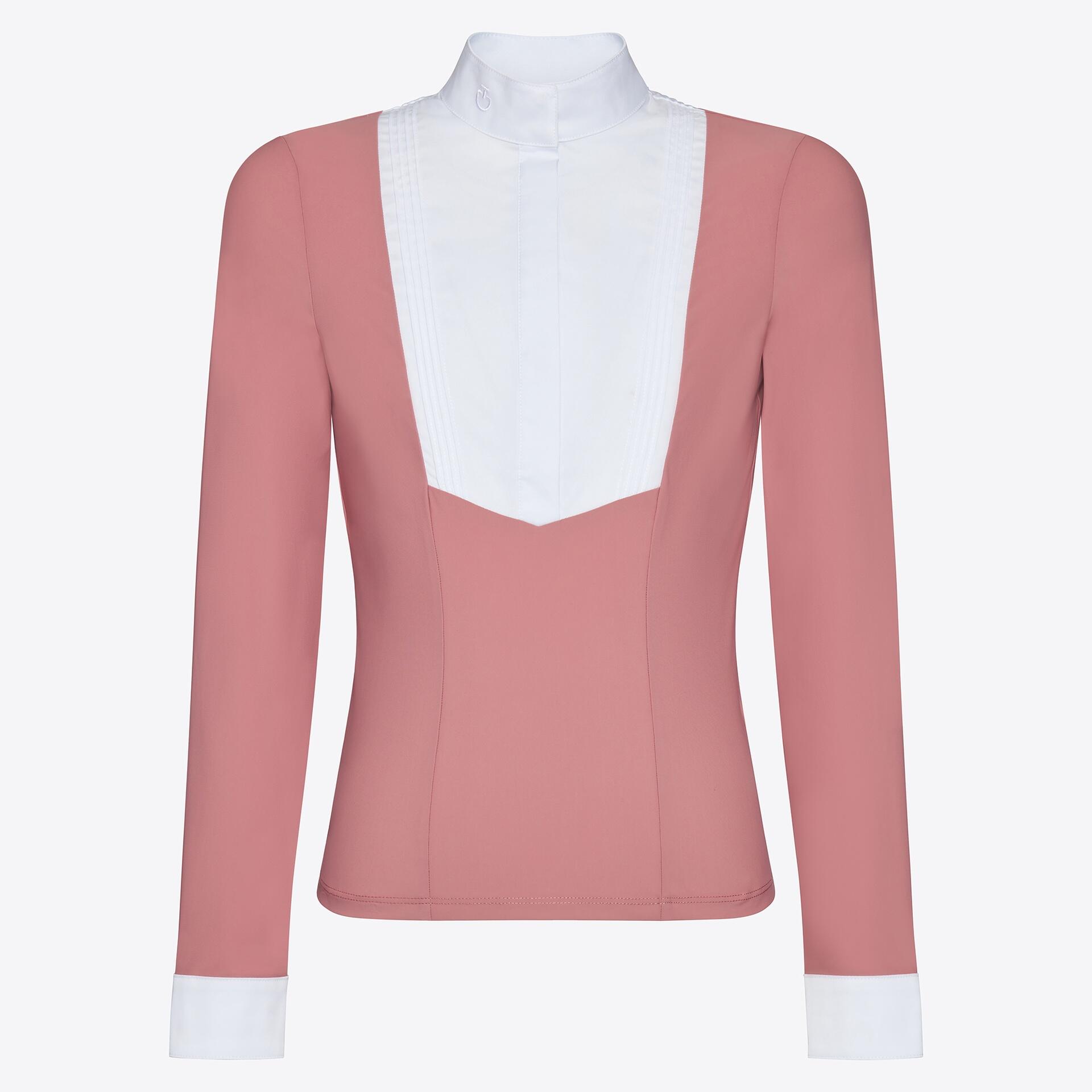 CAVALLERIA TOSCANA Pink Young Riders Long Sleeve Jersey Competition Shirt