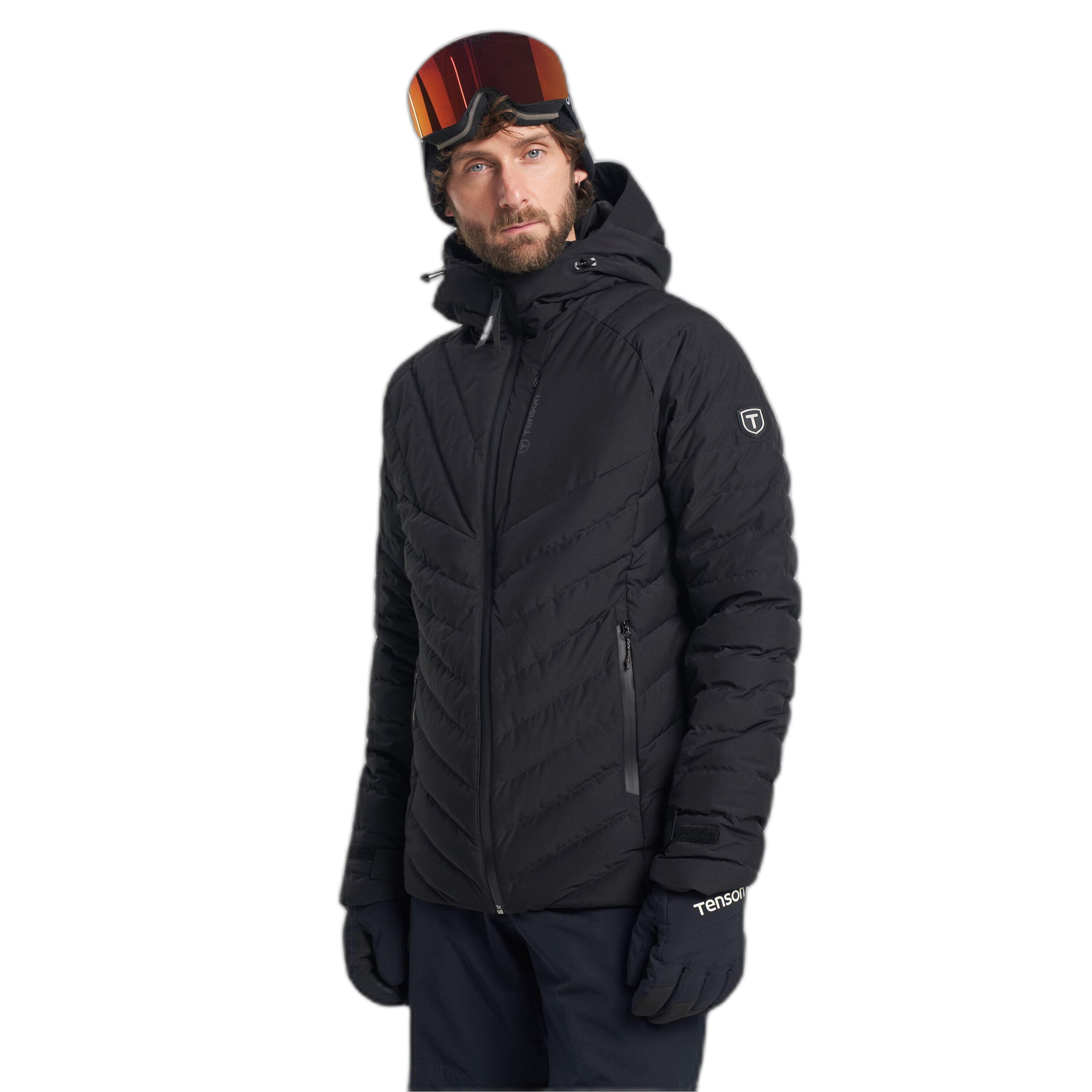 TENSON Pánská péřová lyžařská bunda TENSON Prime Down Jacket M černá