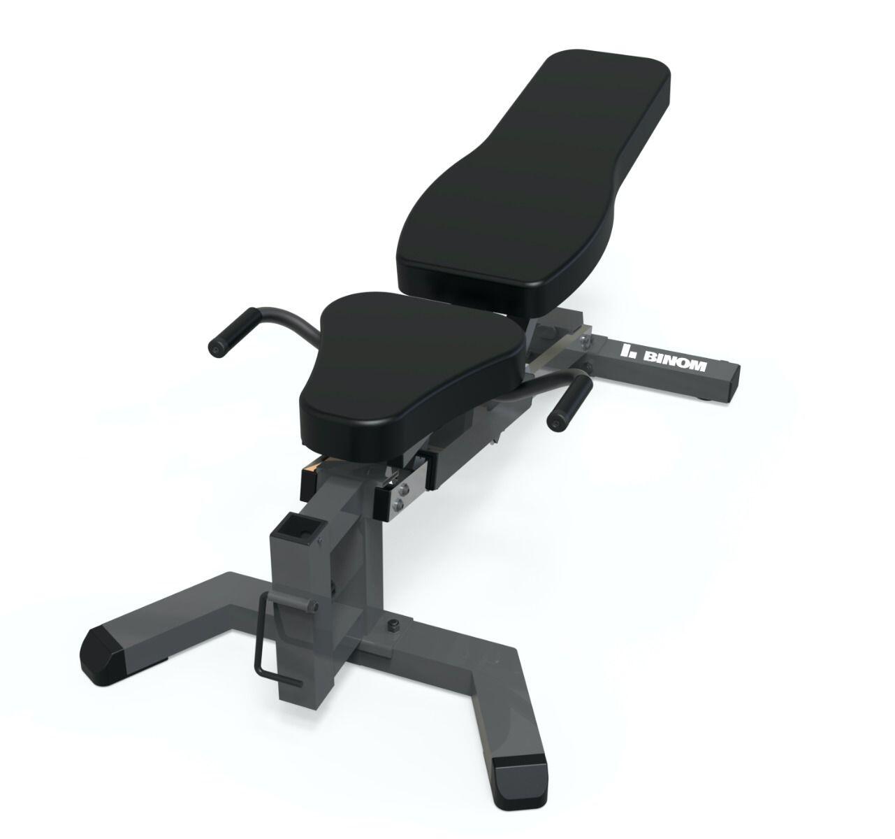 Banco BS58 Ajustable + Pec Fly + Extensión Piernas / Curl Bíceps + Polea 5/6