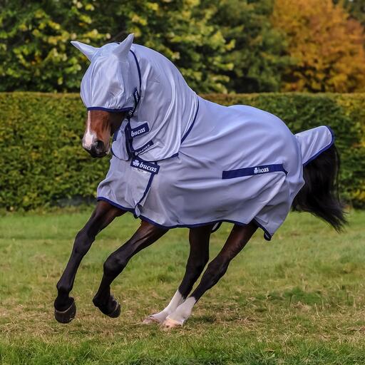 BUCAS Paardendeken  Silver Buzz-off Full Neck