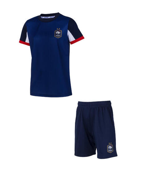 Ensemble Maillot short FFF - Collection officielle Equipe de France de Football
