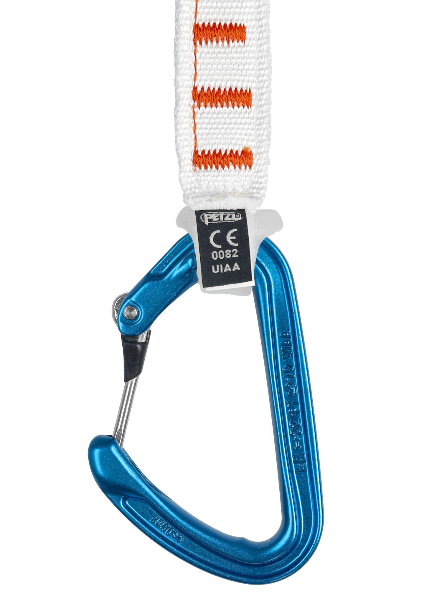 Dégaine Petzl Ange Finesse 17 cm L+L ultra-légère aluminium sangle polyester 3/3