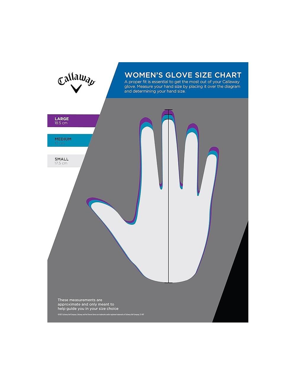 Guanto da golf Callaway REVA per donna 4/4