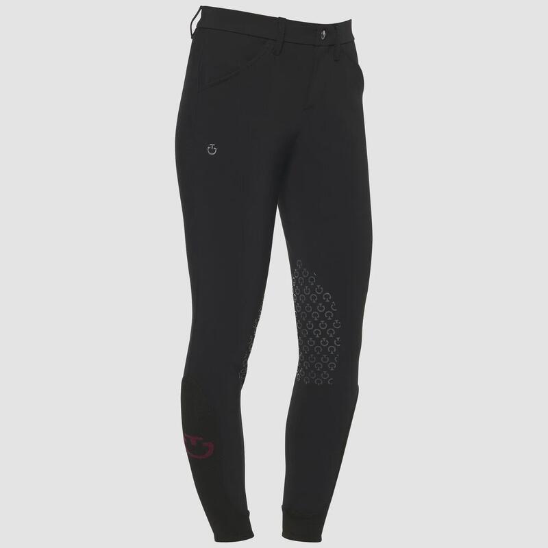 Paardrijden - Unisex -  Black - -kid's Ct Logo Grip Breeches