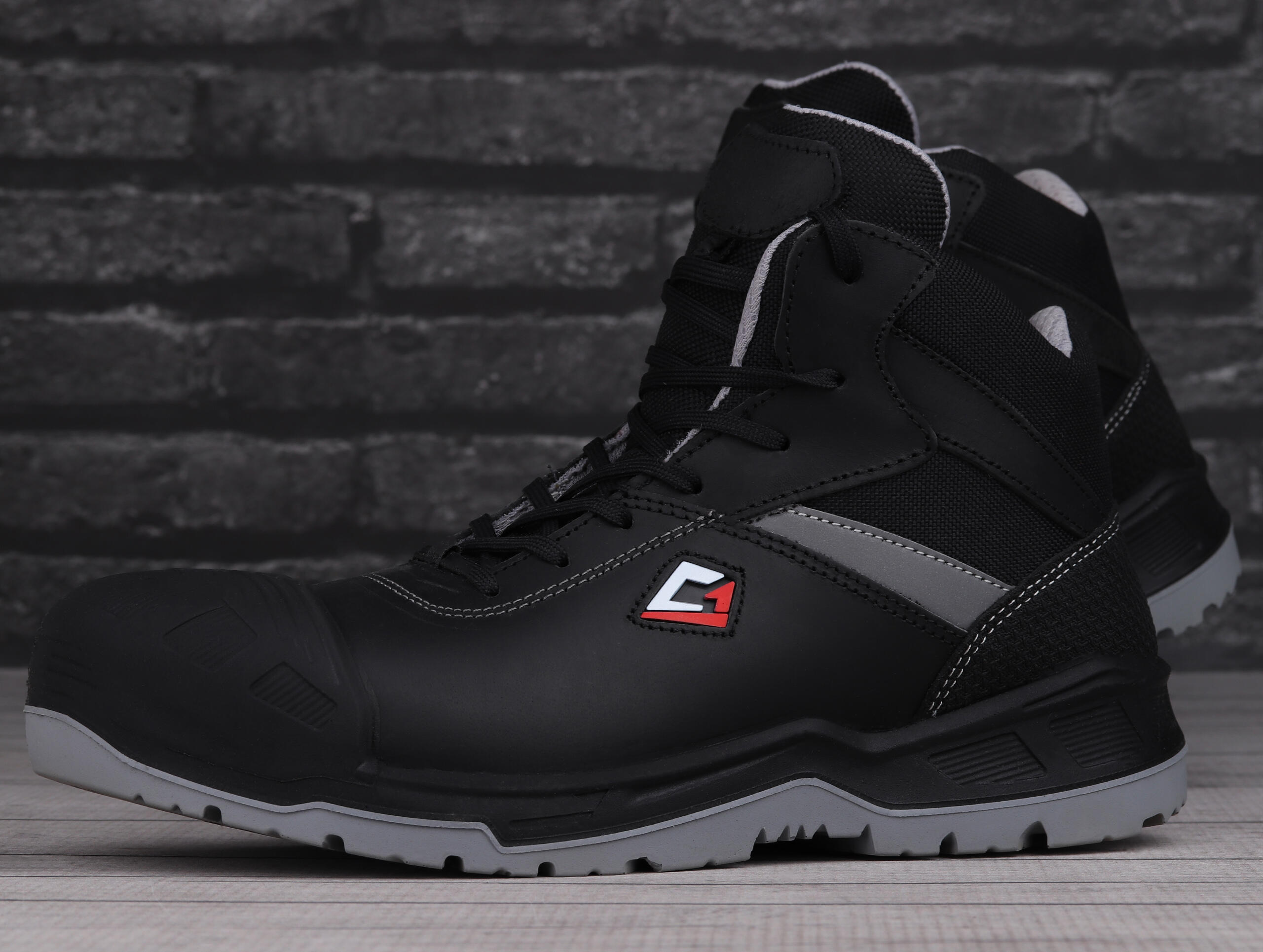 Buty męskie Garsport PISA MID 3 S3 NERO GRIGIO 3/7