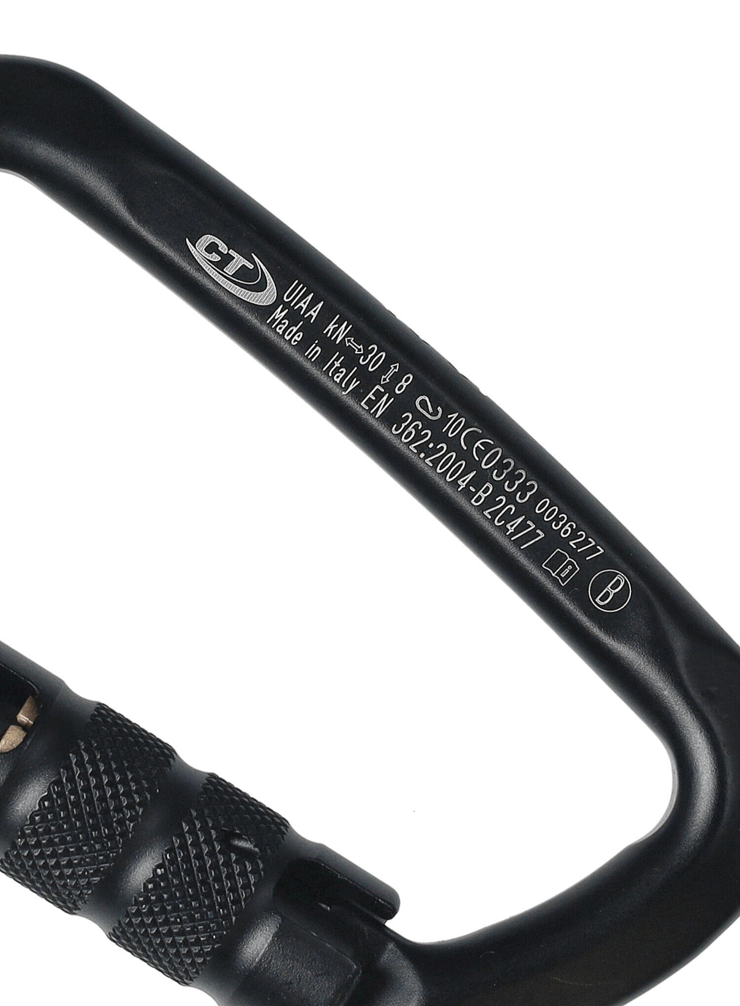 Karabinek do wspinaczki Climbing Technology D-Shape CF TG Triplex 4/4
