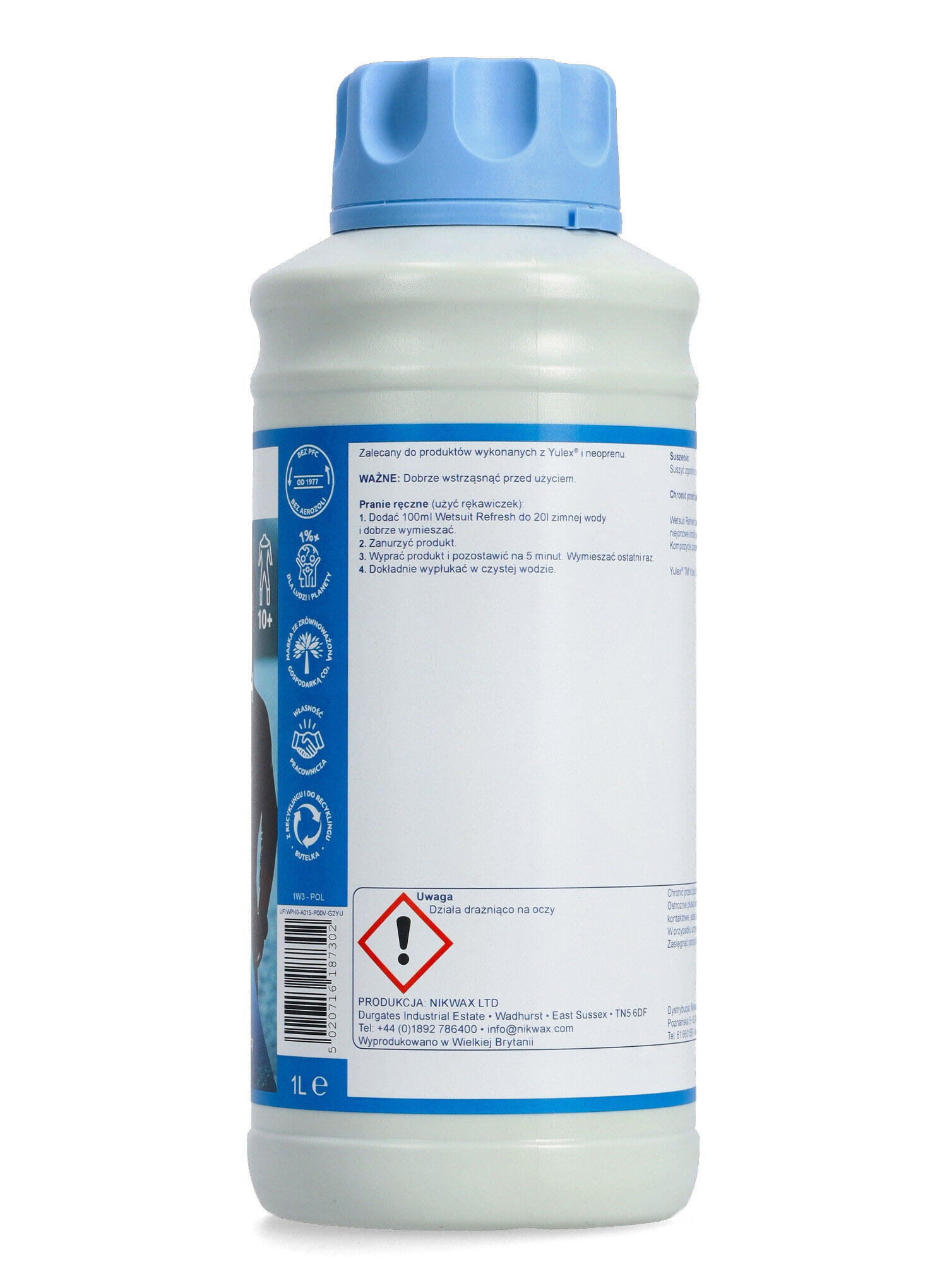 Płyn do prania Nikwax Wetsuit Refresh 1L 2/3