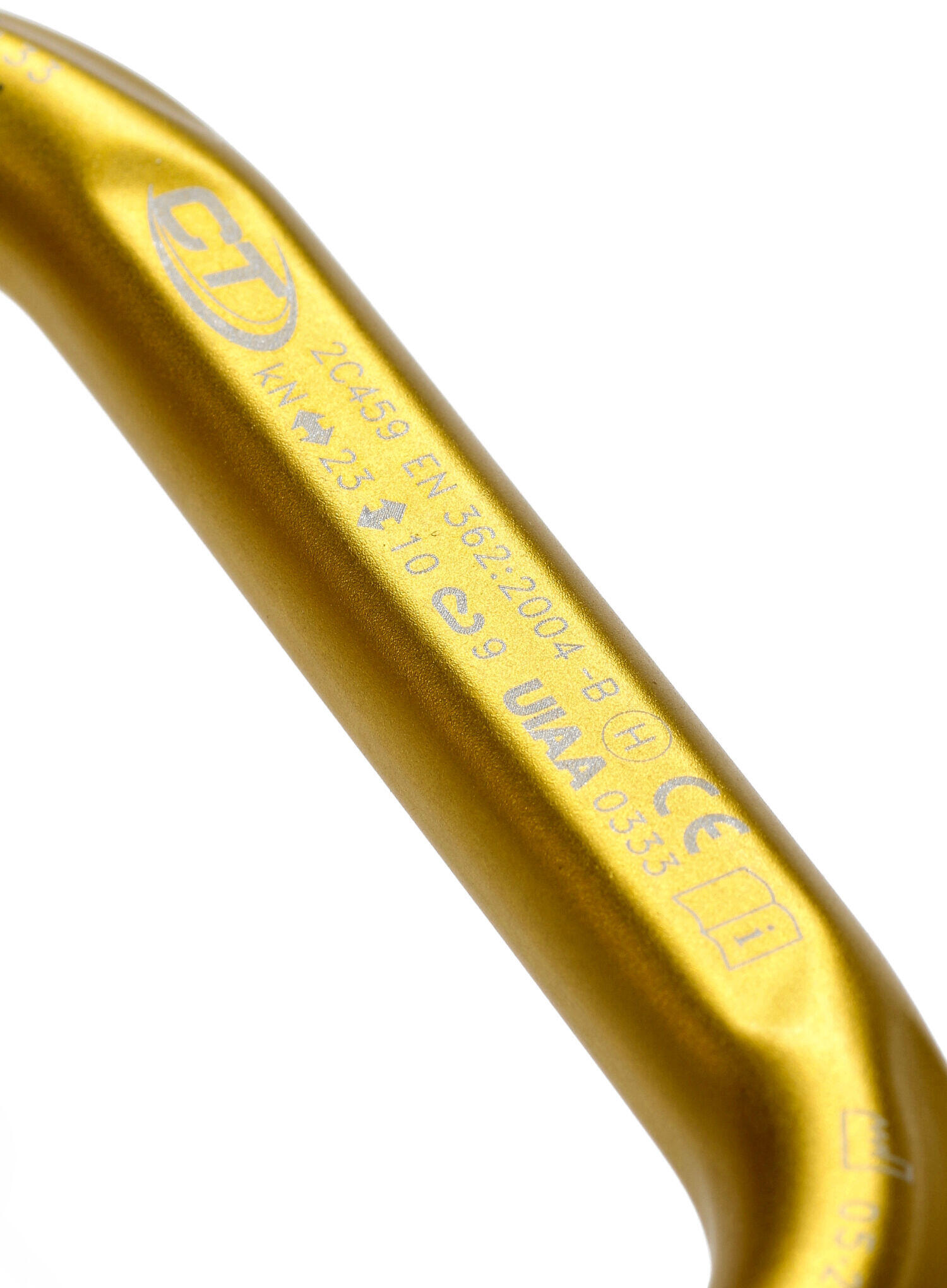 Karabinek wspinaczkowy Climbing Technology Snappy CF SG - ocher 3/4