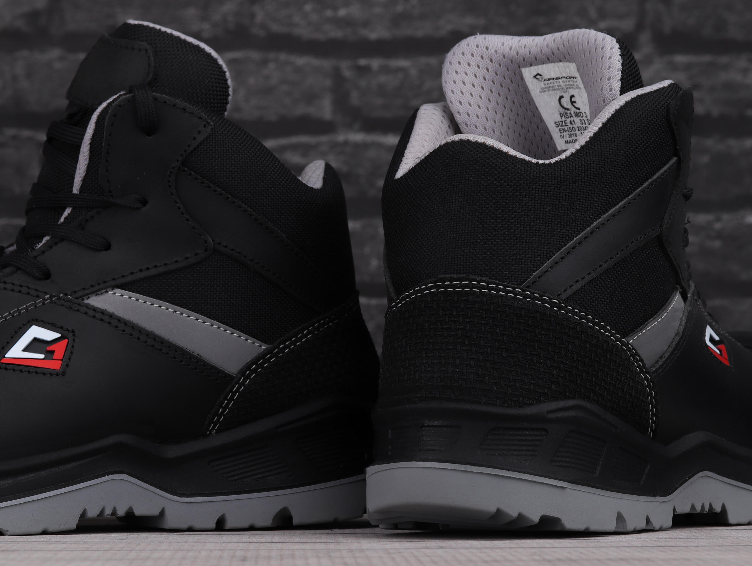 Buty męskie Garsport PISA MID 3 S3 NERO GRIGIO 6/7