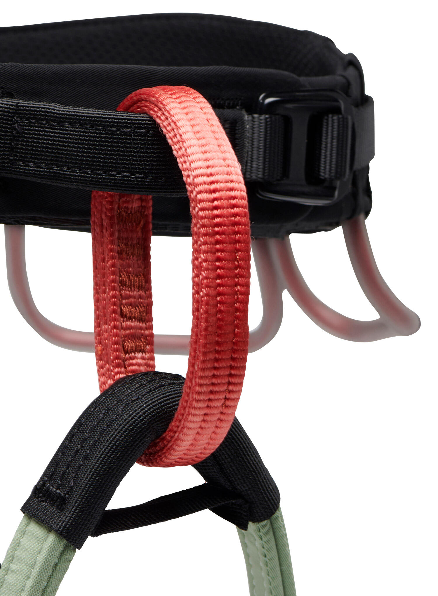 Imbrago da arrampicata donna Black Diamond Solution M Desert Sage regolabile 3/4