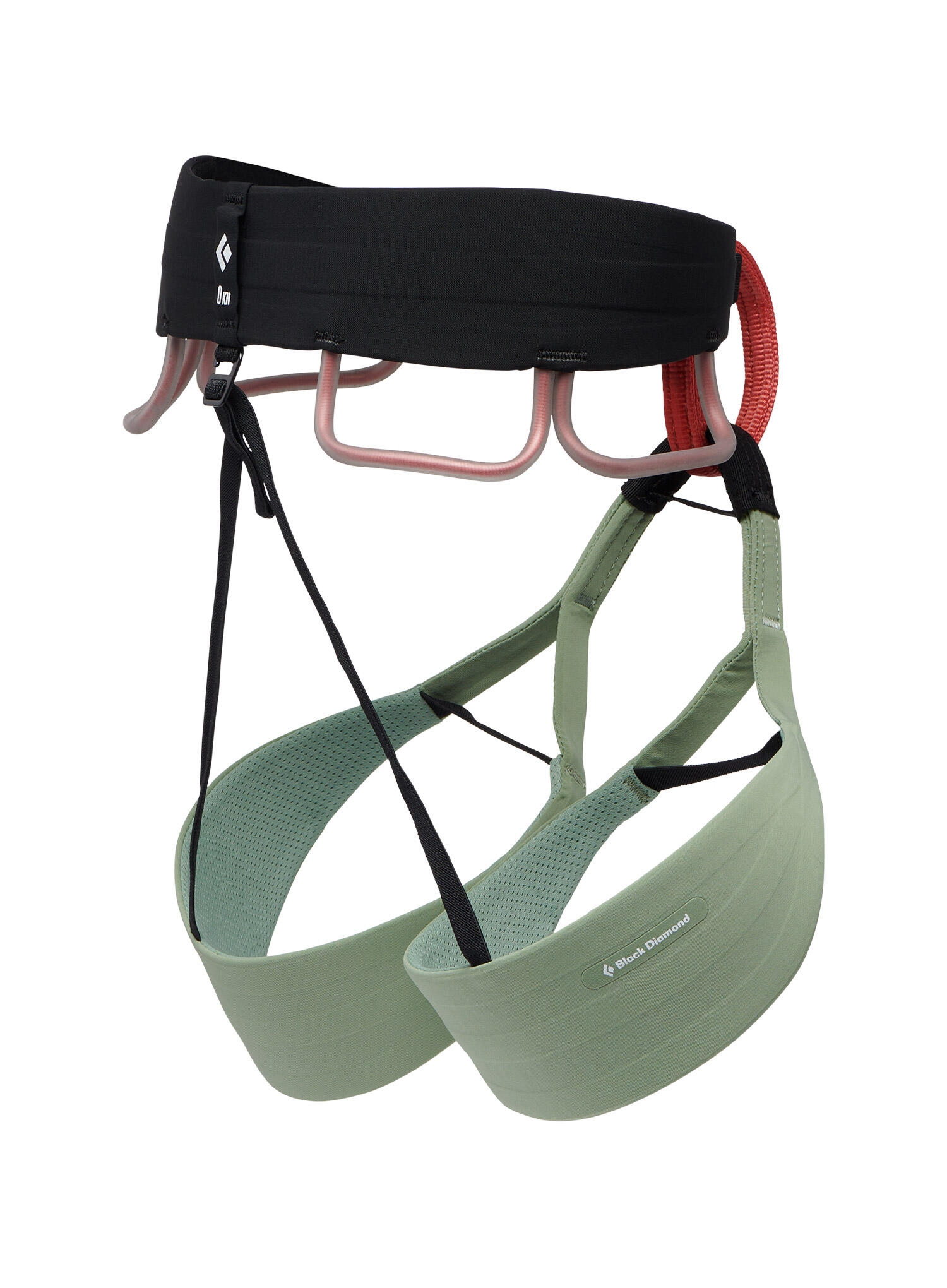Imbrago da arrampicata donna Black Diamond Solution M Desert Sage regolabile 2/4