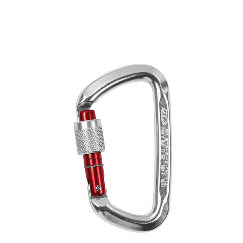Karabinek do wspinaczki Climbing Technology D-Shape CF SG Screw Gate
