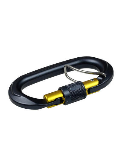 Mousqueton oval CLIMBING TECHNOLOGY OVX SGL anthracite-or