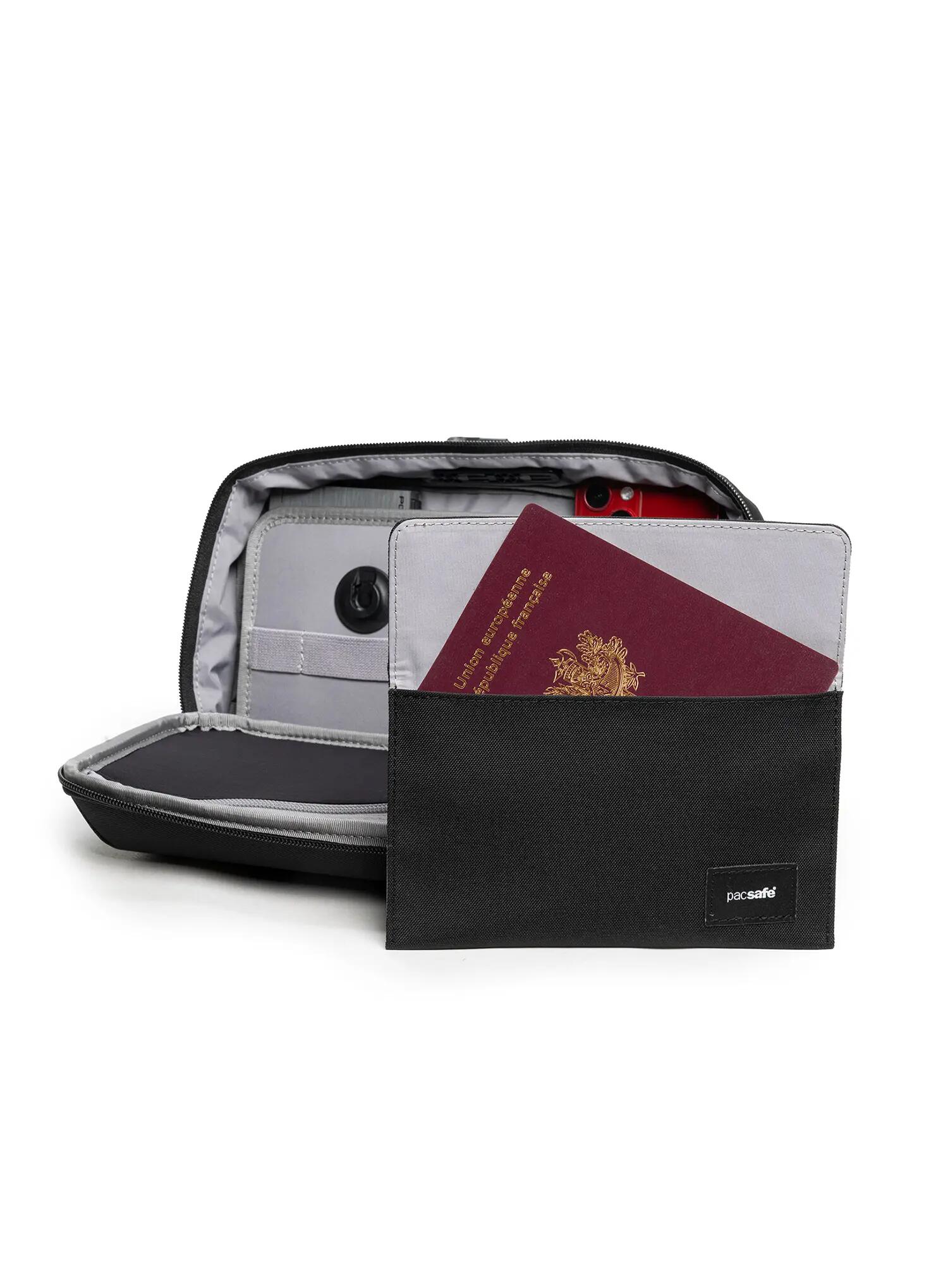 Saszetka Pacsafe RFIDsafe Gadget Pouch - black 5/7