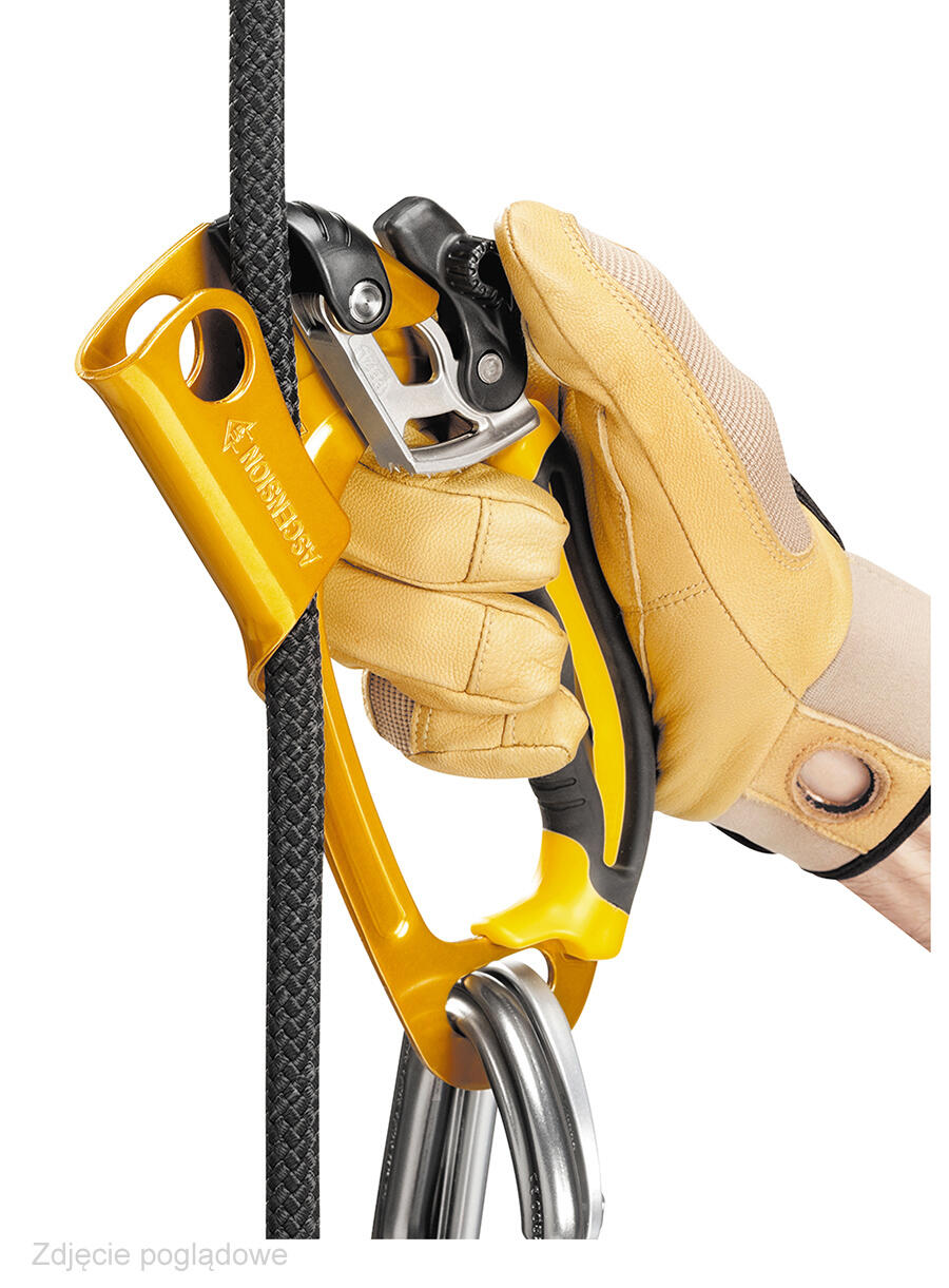 Asa-bloqueador Petzl ASCENSION mano izquierda negra ergonómica 8–13 mm 165 g 3/5