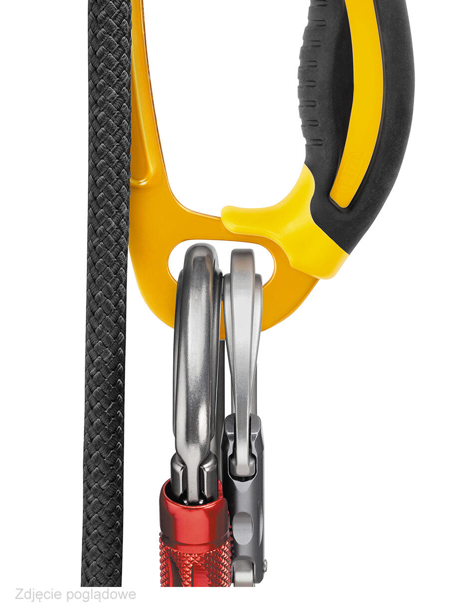 Asa-bloqueador Petzl ASCENSION mano izquierda negra ergonómica 8–13 mm 165 g 5/5