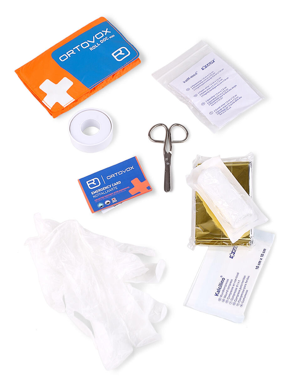 Turystyczna apteczka Ortovox First Aid Roll Doc Mini - shocking orange 2/7