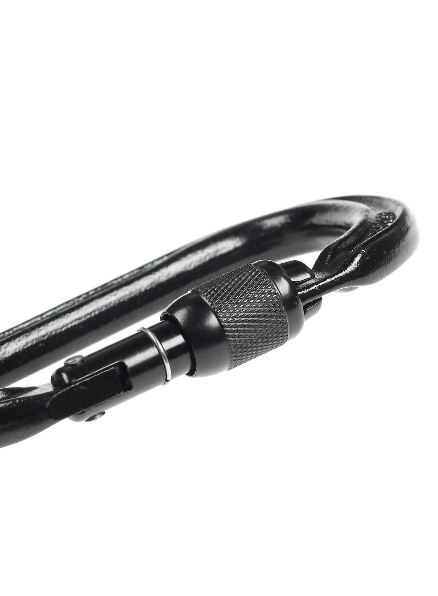 Petzl Vulcan mousqueton acier noir asymétrique verrou Screw‑Lock 29 mm Keylock 5/6