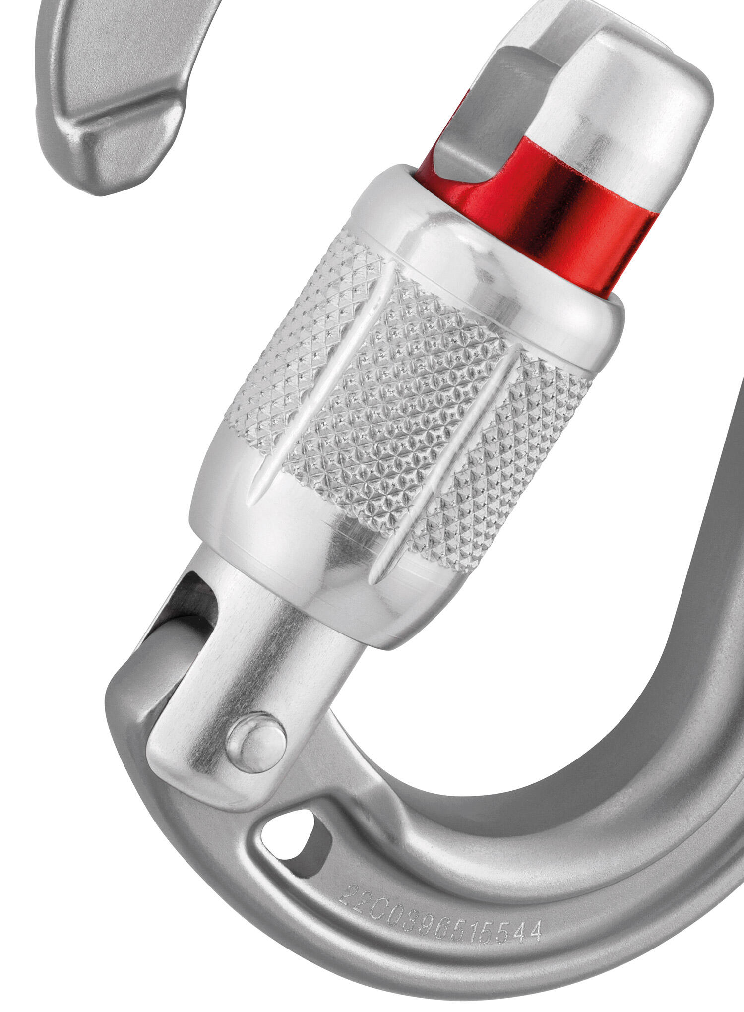 Mousqueton Petzl ROCHA Screw Lock aluminium 45 g gris ouverture 20 mm 4/4