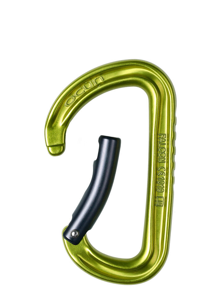Karabinek Ocun Falcon Bent - green/anthracite