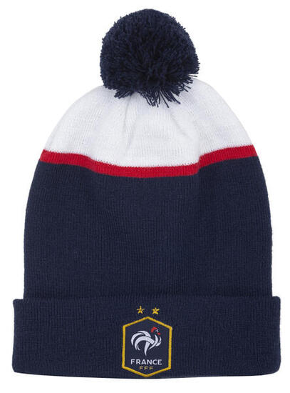 Bonnet pompon FFF - Collection officielle Equipe de France de Football