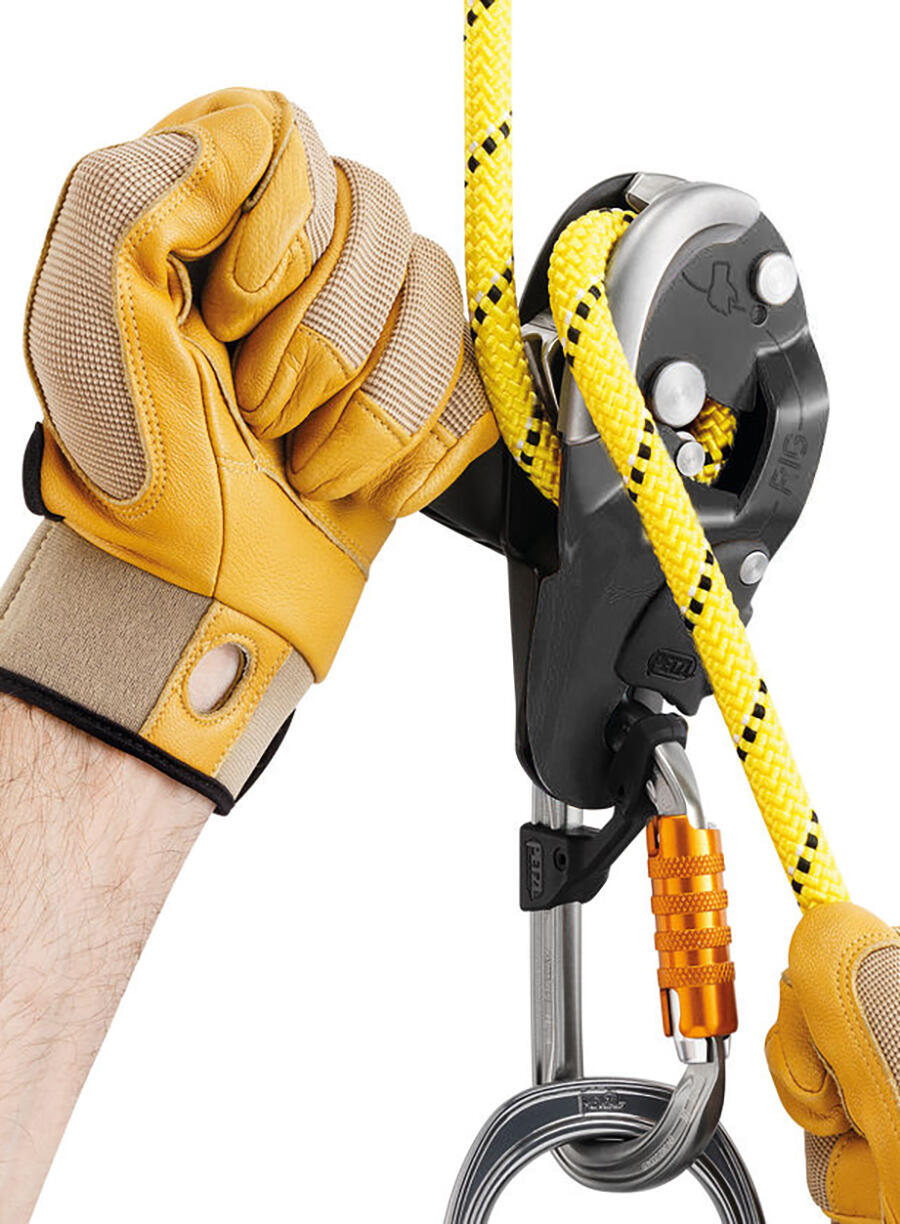 Dispositif de descente Petzl Rig - jaune 4/5