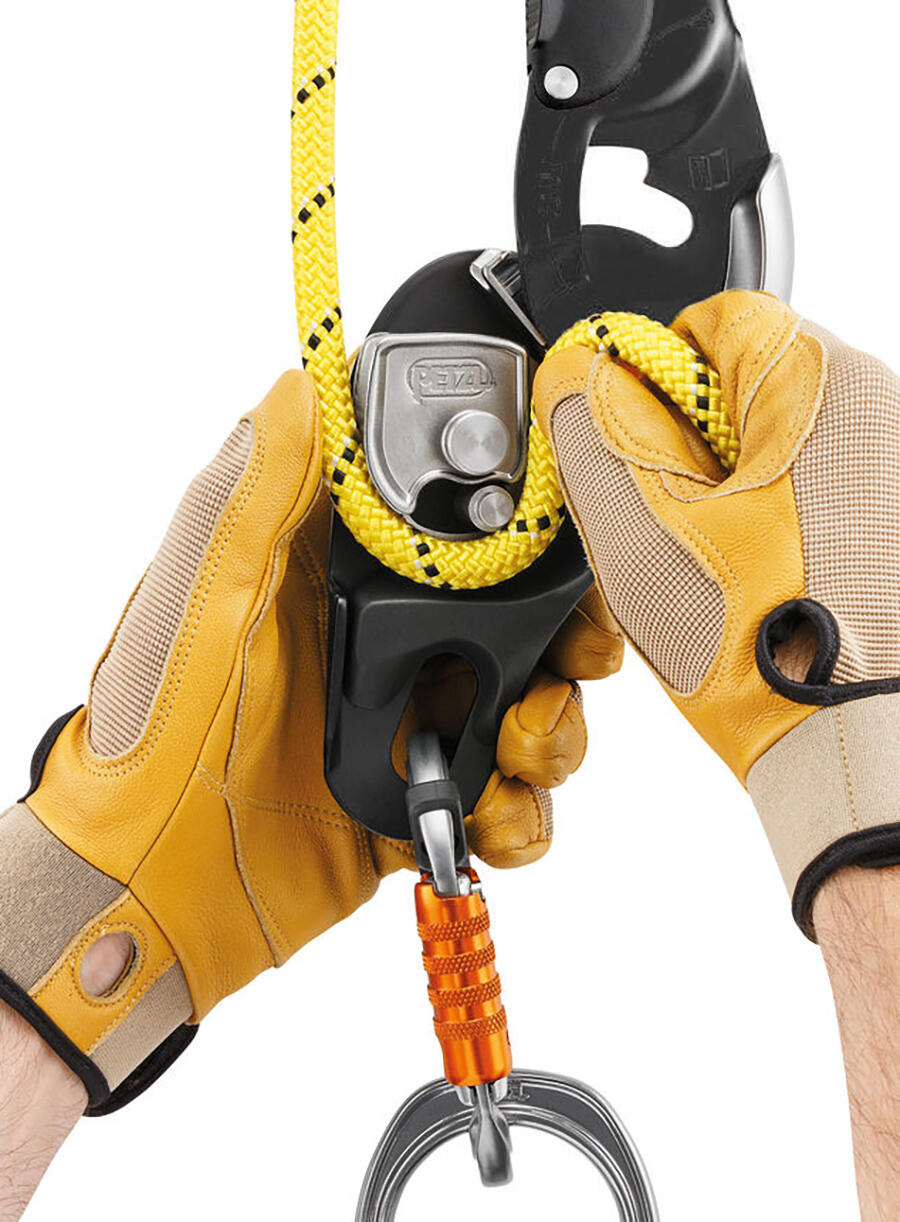 Dispositif de descente Petzl Rig - jaune 3/5