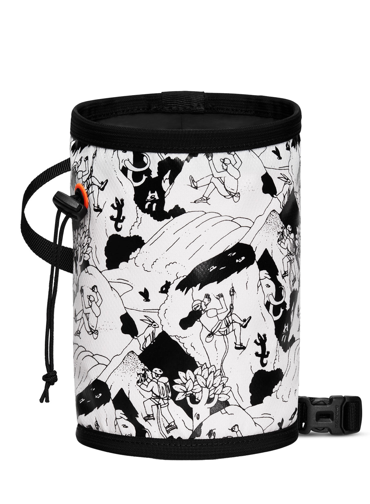 Woreczek na magnezję Mammut Gym Print Chalk Bag  - climbing scene 2/2