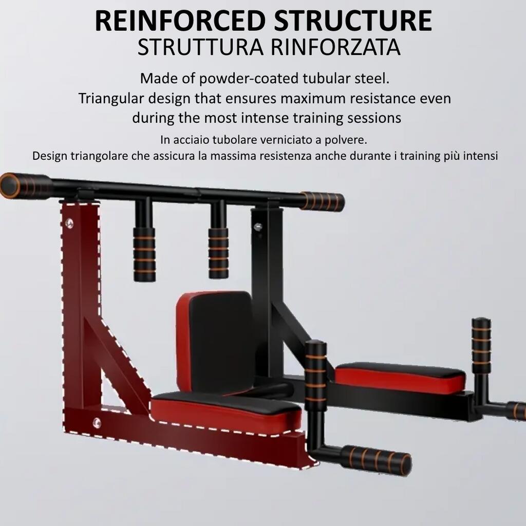 Multi-Grip Optrekstang voor aan de Muur FF 2/7