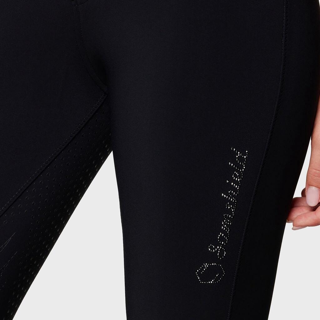 SAMSHIELD Samshield Clara Full Grip Dames Rijbroek - High Waist Permanent Collection Zwart